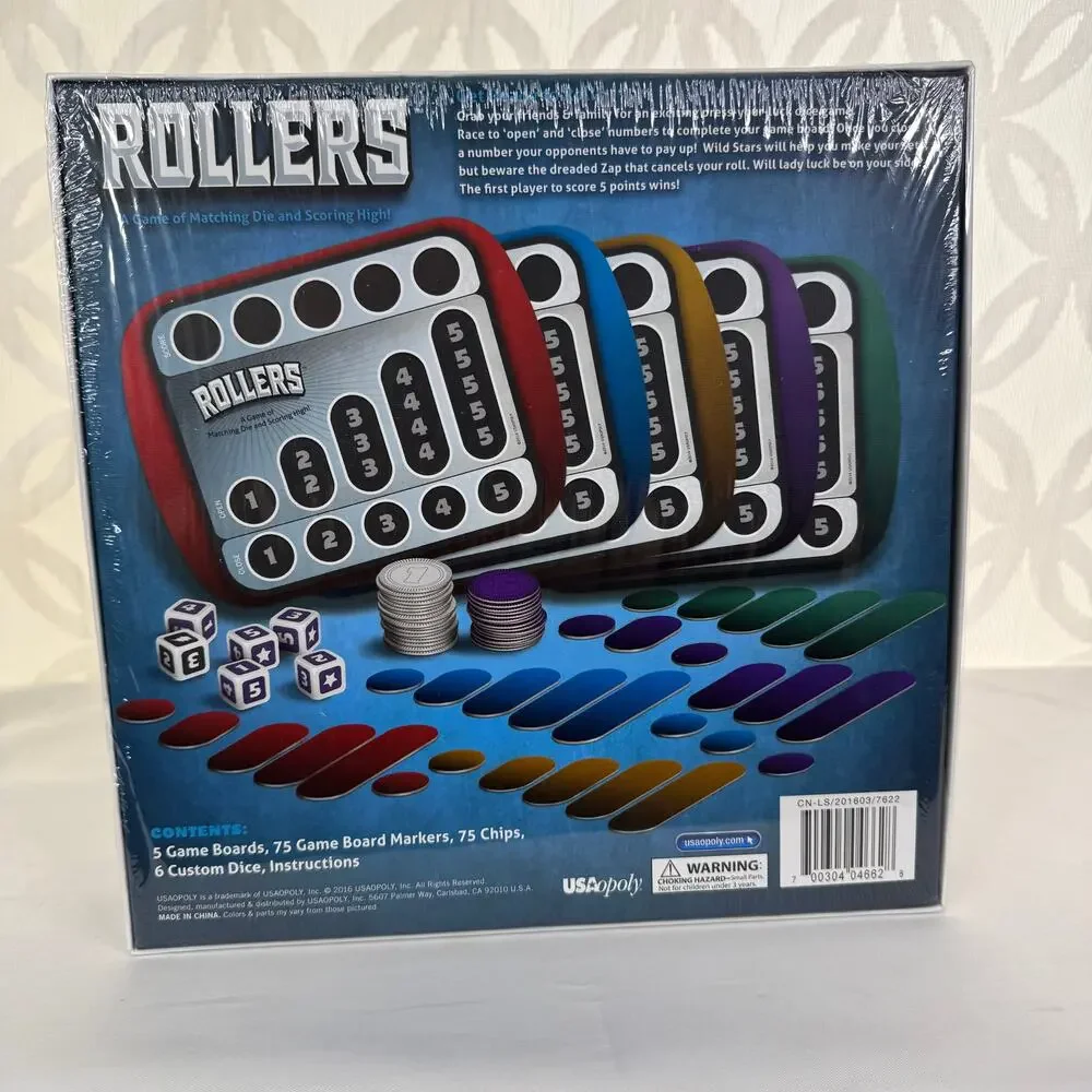 Rollers‎ A Game of Matching Die and Scoring High Brand NEW Sealed 2016